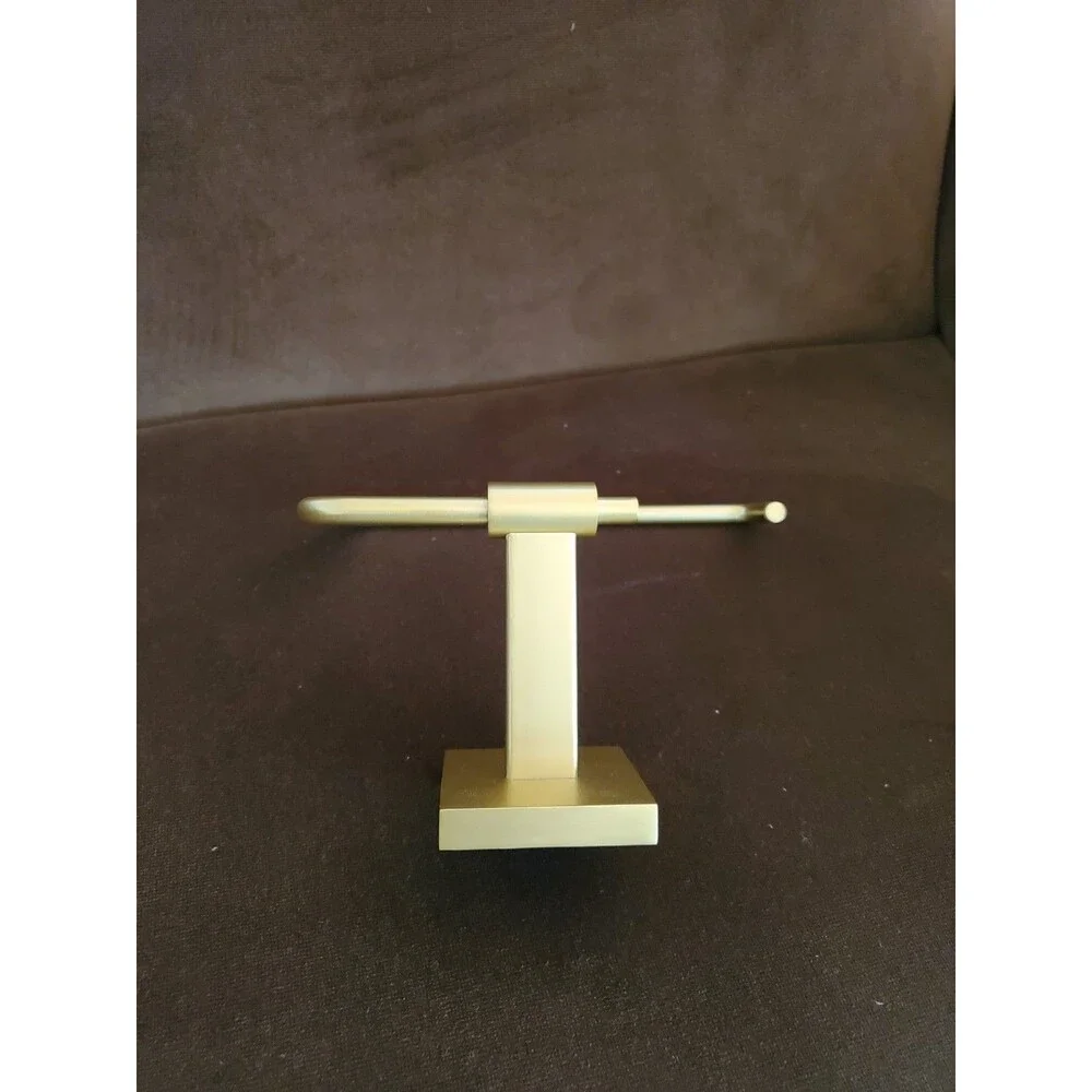 KOKOSIRI TOWEL HOLDER GOLDEN CHAMPAIGNE  NO SCREWS -B3007BG (B-7) NEW